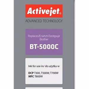 Activejet AB-5000C – cyan ink bottle, replaces Brother BT-5000C, 50 ml, Supreme, 5000 pages