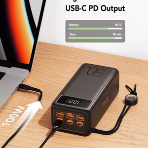 Powerbank Veger Tank Boost (W5001C) PD QC3.0 5A 130W 56000 mAh black