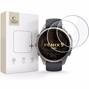 Tech-Protect Glass Fit+ rūdīta stikla aizsargs modelim Garmin Fenix 9 Pro 47 mm