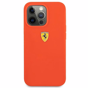 Ferrari FESSIHCP13XRE iPhone 13 Pro Max 6.7" ciets silikona viedtālruņa apvalks sarkans/sarkans
