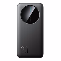 Portatīvais lādētājs Joyroom JR-PBF14 2.4A LED 20000mAh (melns)