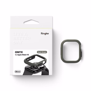 Ringke Onyx Чехол для Apple Watch 10 46mm - зелёный