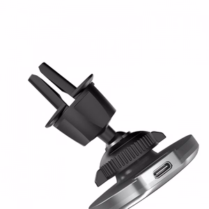 Automašīnas turētājs Dudao F13XS melns (15W / saderīgs ar Magsafe) (magnētisks / gaisa ventilatora reste)