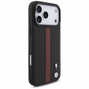 BMW M Perforated Stripe Logo MagSafe Чехол для iPhone 17 Pro Max - красный