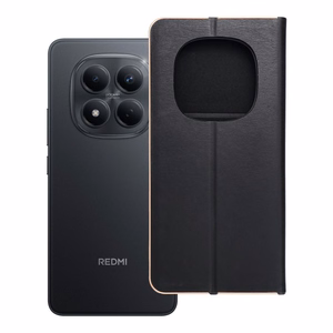 Книжка-чехол для Xiaomi Redmi Note 15 Pro 5G Luna Book Gold чёрный