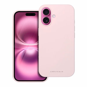 ROAR viedtālruņa apvalks CLOUD SKIN IPHONE 16 gaiši rozā