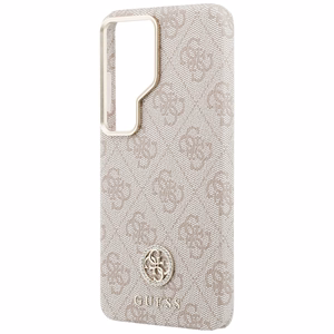 Guess 4G Rhinestone Round Logo MagSafe Case for Samsung Galaxy S26 Ultra - Pink