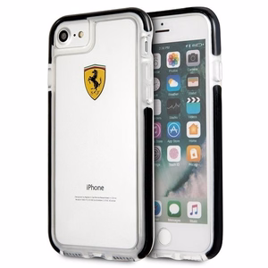Ferrari Hardcase FEGLHCP7BK iPhone 7/8 SE 2020 / SE 2022 Shockproof transparent black