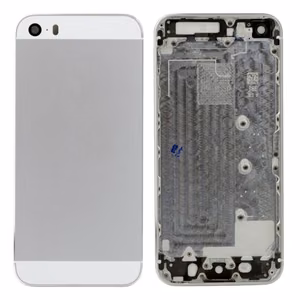 Aizmugurējais vāciņš Saderīgs ar Apple iPhone 5 Sudrabs HQ