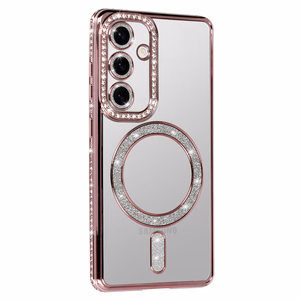 Bling Magsafe Case for Samsung Galaxy A56 5G pink