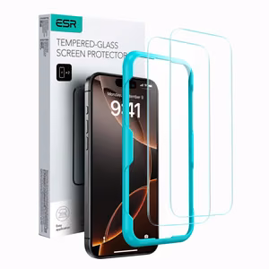ESR Aizsargstikls 2 gab. komplekts iPhone 16 Pro Max – caurspīdīgs