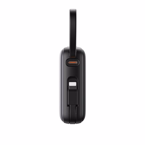 Joyroom JR-PBF27 10000mAh 22.5W внешний аккумулятор со встроенными кабелями USB-C и Lightning - Чёрный