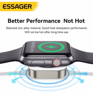 Bezvadu lādētājs Essager Bay Portable C balts (Apple Watch)