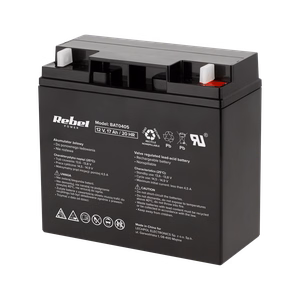 Gēla akumulators Rebel, 12 V, 17 Ah