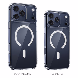 Borofone maciņš BI5 Ice Shield Magnetic Iphone 17 Pro Max caurspīdīgs