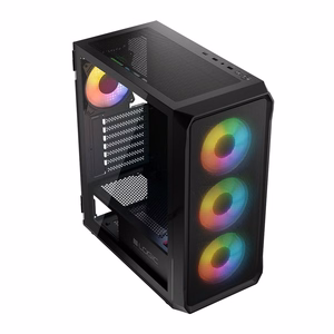Logic PORTOS ARGB MINIDI USB 3.0 korpuss melns