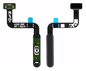 Flex Samsung A326 A32 5G ar on/off un fingerprint Melns original (service pack)