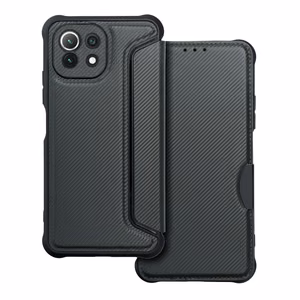 RAZOR grāmatas tipa viedtālruņa apvalks Xiaomi Mi 11 Lite 5G / Mi 11 Lite LTE (4G) / Mi 11 Lite NE melns
