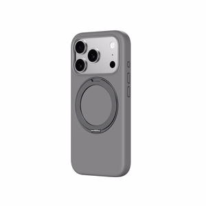 AmazingThing Cloudie viedtālruņa apvalks iPhone 17 Pro ar statīvu – pelēks