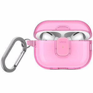 Uniq Glase Pro apvalks AirPods Pro 2 - rozā