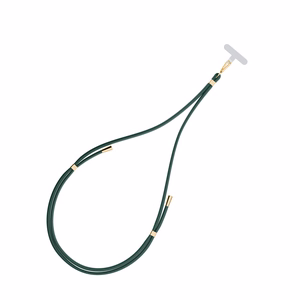 3mk EasyClip tālruņa aukliņa, tumši zaļa (zelta krāsas furnitūra)