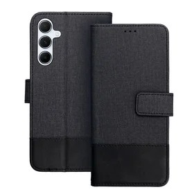 GOMMA grāmatas tipa apvalks paredzēts SAMSUNG A55 5G melns