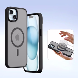 Ādas viedtālruņa apvalks Dux Ducis Lawa iPhone 15 - melns