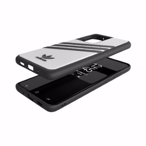 Чехол Adidas OR Moulded PU для Samsung Galaxy S20 Ultra - белый с чёрным
