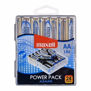 MAXELL sārmainā baterija LR6 VALUE BOX, 24 gab.