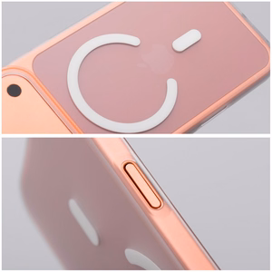 Maciņš Honor 600 / 600 PRO Go Orange saderīgs ar MagSafe caurspīdīgs