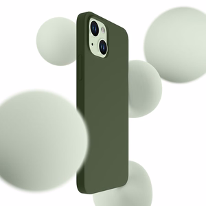 3mk Hardy Silicone MagApvalks iPhone 15 Plus - zaļš