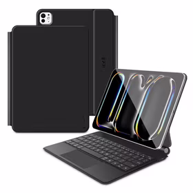 Tech-Protect SmartCase Magnetic macins priekš iPad Pro 11 5/6 2024-2025 - Melns
