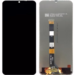 LCD ekrāns Realme C51/C53/Narzo N53/Note 50/Note 60 ar skārienjutīgo ekrānu melns ORG