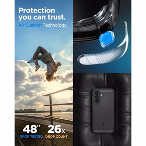 Spigen Rugged Armor maciņš Galaxy A57 5G matēts melns