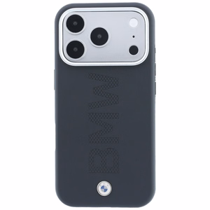 BMW Sign Centered Deboss MagSafe maciņš modelim iPhone 17 Pro / 18 Pro – pelēks
