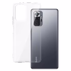 Viedtālruņa aizmugurējais apvalks 2 mm, ideāli piemērots XIAOMI REDMI NOTE 10 PRO/NOTE 10 PRO MAX, caurspīdīgs