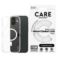 CARE by PanzerGlass Flagship viedtālruņa apvalks iPhone 16 Plus 6.7" balts/balts magnētiskais 1339