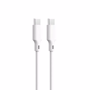 Forever pārstrādājams kabelis USB-C - USB-C 1,5m 3A KR15-CC-00 balts