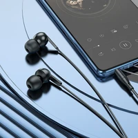 HOCO vadu austiņas Jack 3,5 mm ar mikrofonu M124 melnas