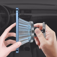 Blavec auto turētājs BH-16B Carbon magnētiskais Magsafe instrumentu panelim (BH16BC-MDB) melns