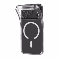 Puro 0.3 MAG īpaši plāns TPU viedtālruņa apvalks saderīgs ar Magnētisko uzlādi iPhone 17 Pro Max - caurspīdīgs