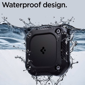 Spigen Tough Armor viedtālruņa apvalks AirTag 1/2 - Melns