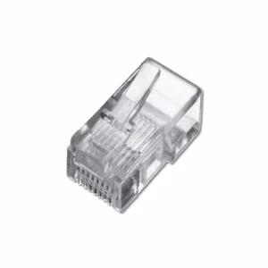 DIGITUS A-MO 8/8 SR – unshielded CAT 5e RJ45 8P8C modular plug for stranded round cable
