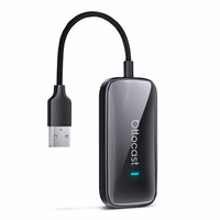 Bezvadu CarPlay/Android Auto Adapteris Ottocast Play2Video Ultra melns