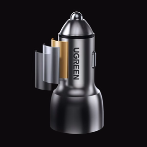 Ugreen auto lādētājs USB / USB Type C Quick Charge 3.0 Power Delivery 36W 3A pelēks (CD213 60980)