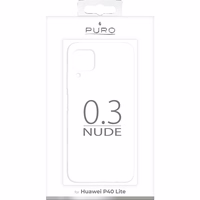 PURO 0.3 Nude - maciņš Huawei P40 Lite (caurspīdīgs)