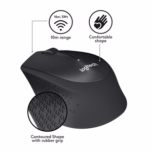 LOGITECH M330 SILENT PLUS MELNA pele