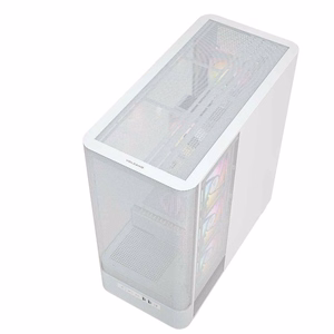 MODECOM Volcano AQ400 ARGB Midi balts