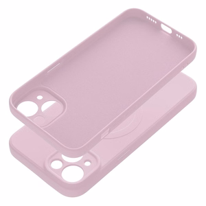 SILICONE MAG COVER viedtālruņa apvalks saderīgs ar MagSafe iPhone 14 rozā