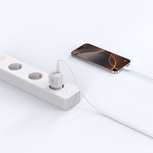 Tech-Protect NCM25 USB-C PD 25W sienas lādētājs - balts